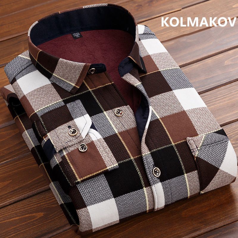 Flannel Shirt Lined - Camisas de manga larga a rayas
