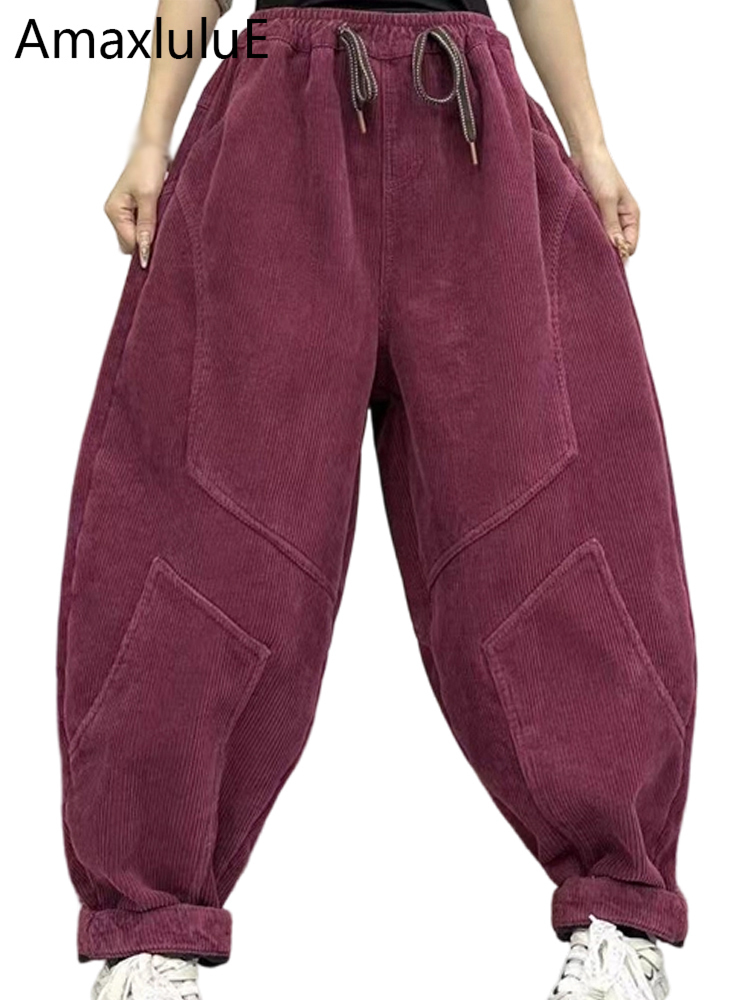 Corduroy Pant Warm - Amax LuluE diseño invierno señoras moda
