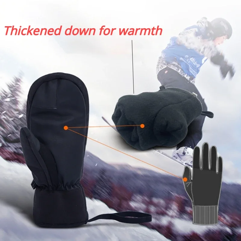 Touch Screen Gloves - Guantes de esquí de invierno impermeables