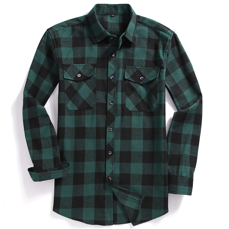 Camisa informal de manga larga - Flannel Shirt Lined reseña y precio