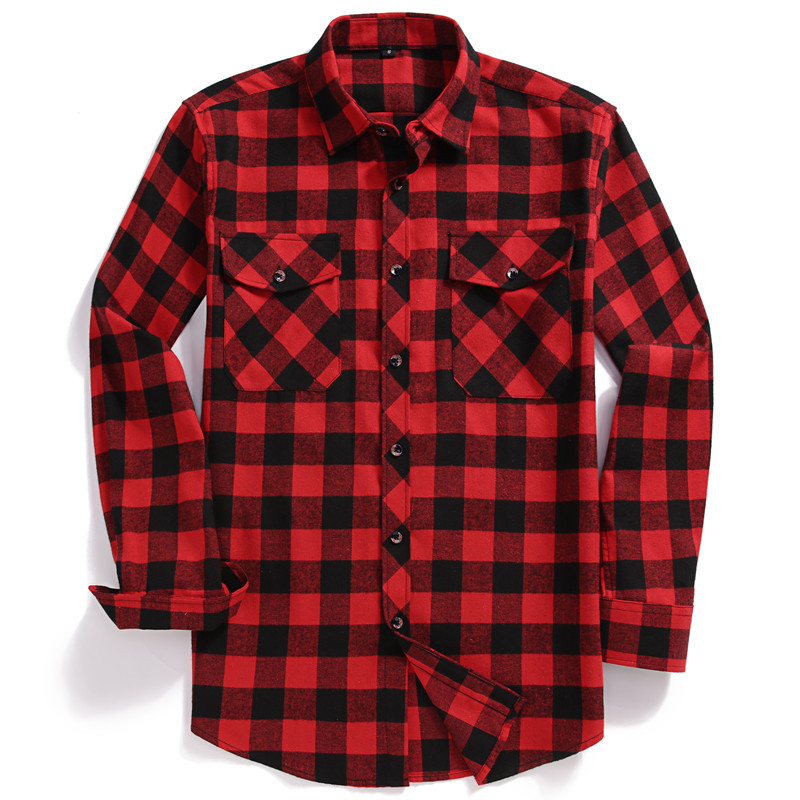 Camisa informal de manga larga - Flannel Shirt Lined reseña y precio