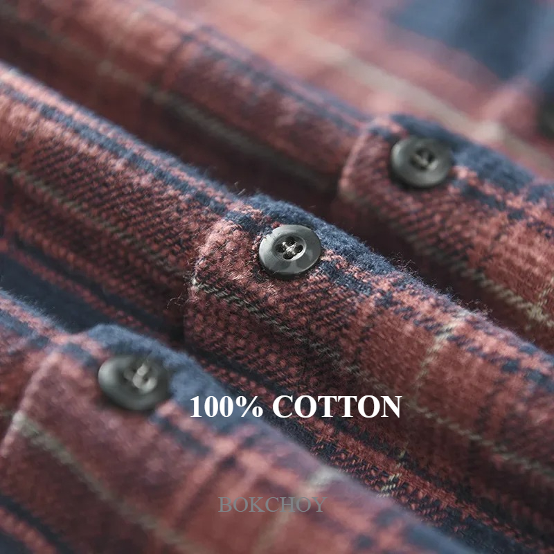 Camisa de manga larga informal - Flannel Shirt Lined reseña y precio