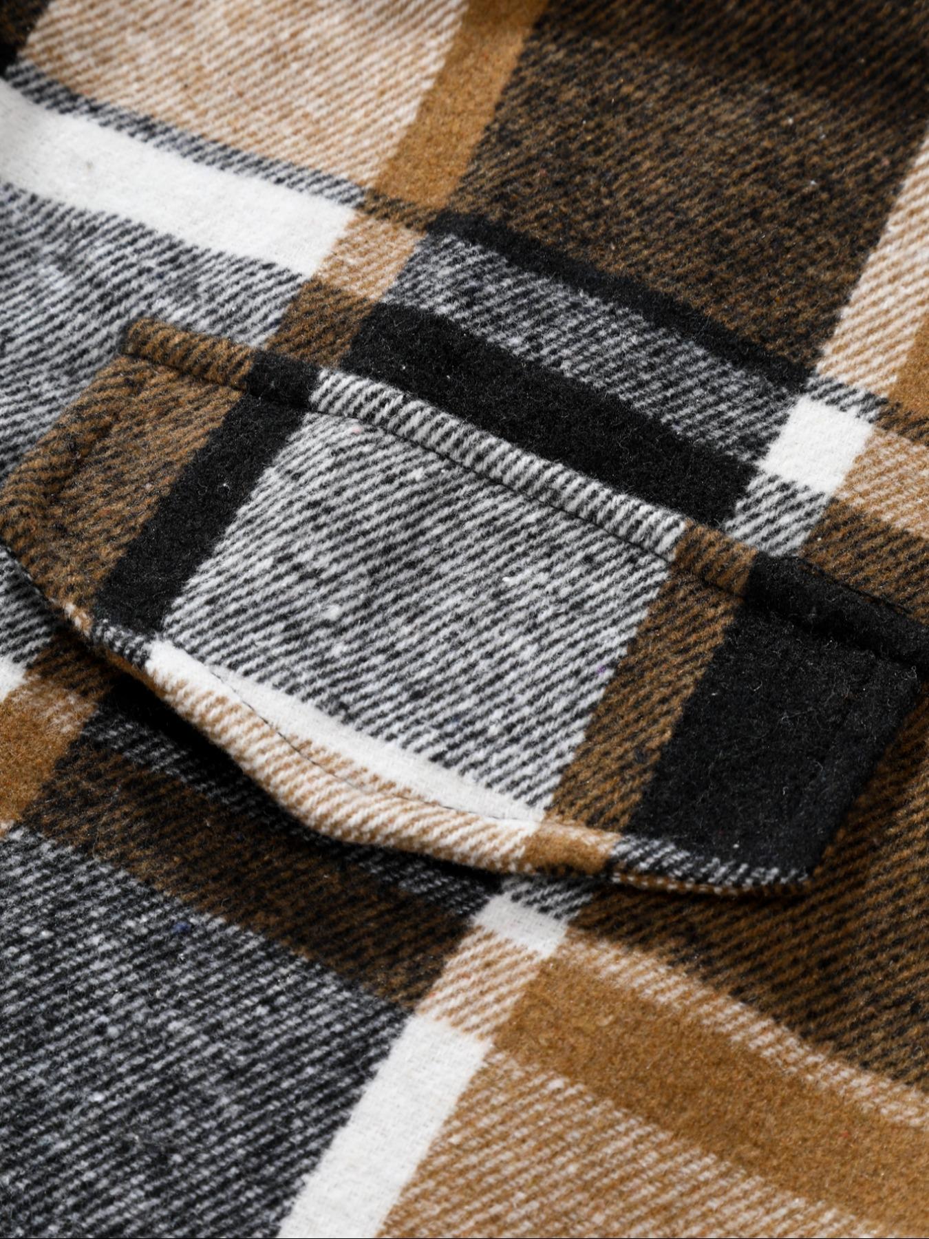 Camisa a cuadros retro para ho - Flannel Shirt Lined reseña y precio