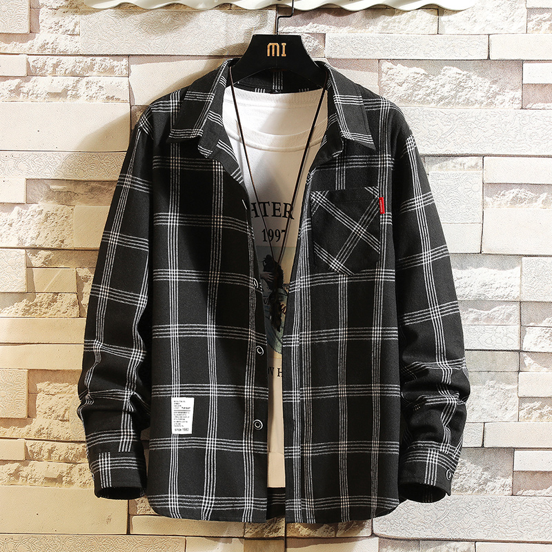 Camisa a Cuadros para Hombre,  - Flannel Shirt Lined reseña y precio