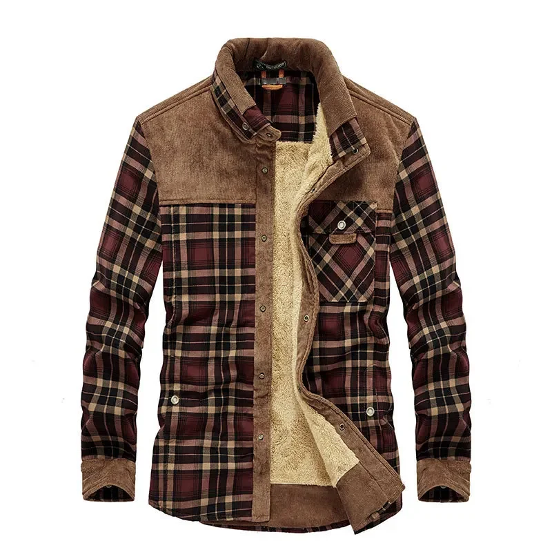 Camisas a cuadros para hombre, - Flannel Shirt Lined reseña y precio
