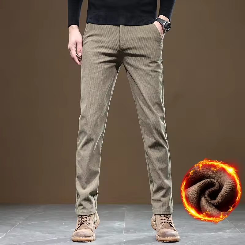 Pantalones de hombre gruesos y - Corduroy Pant Warm reseña y precio